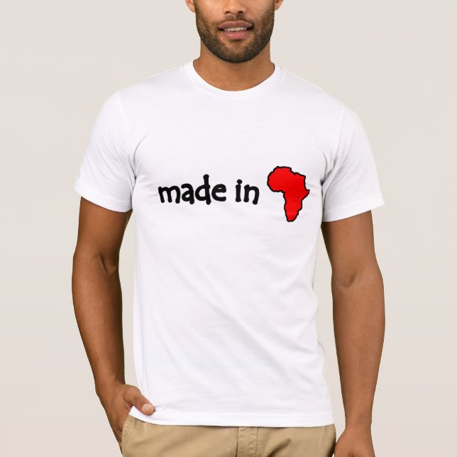 Camiseta Hecho en África (Anverso)