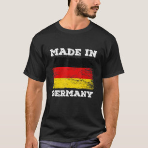 Camiseta Hecho En Alemania Con Diseños Gráfico De Bandera A
