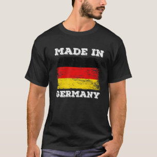 Camiseta Hecho En Alemania Con Diseños Gráfico De Bandera A