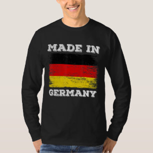 Camiseta Hecho En Alemania Con Novedad De Bandera Alemana G