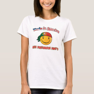 Camiseta Hecho en América con la parte portuguesa