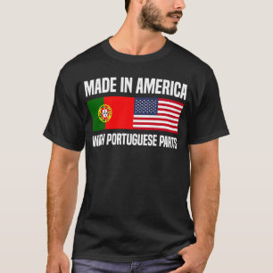 Camiseta Hecho en América con piezas portuguesas portuguesa