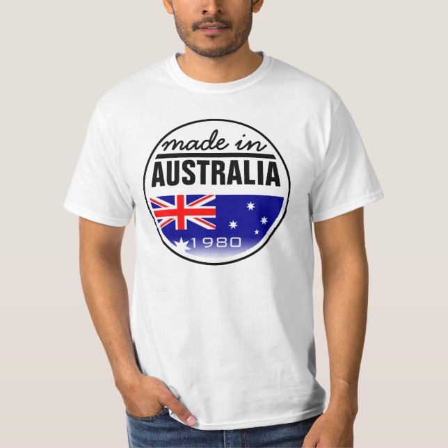 Camiseta Hecho en… "Australia " (Anverso)