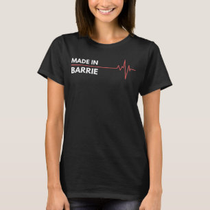 Camiseta Hecho En Barrie Ontario Canadá Lugar De Nacimiento
