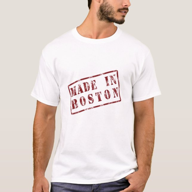 Camiseta Hecho en Boston (Anverso)