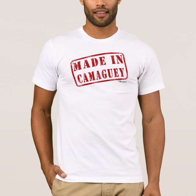 Camiseta Hecho en Camagüey (Anverso)