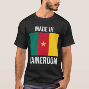 Camiseta Hecho en Camerún // Bandera nacional mundial