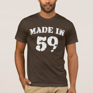 Camiseta Hecho En Camisas De 1959