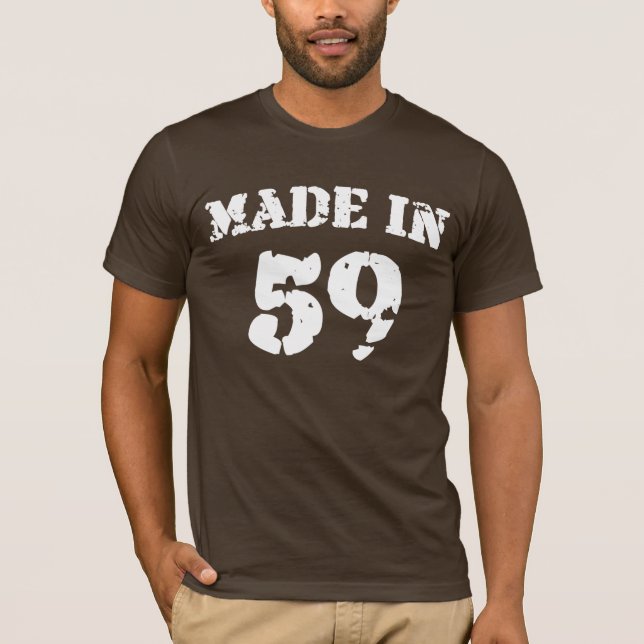 Camiseta Hecho En Camisas De 1959 (Anverso)