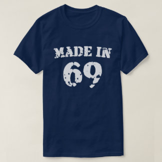 Camiseta Hecho En Camisas De 1969