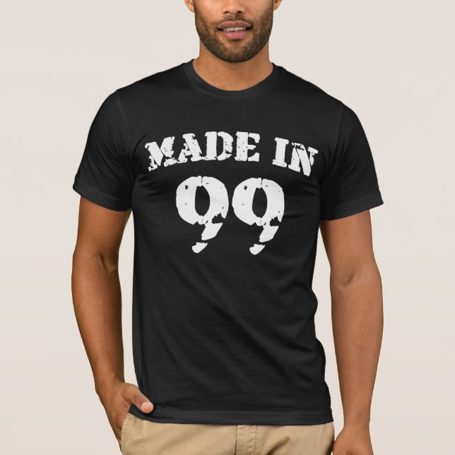 Camiseta Hecho En Camisas De 1999 (Anverso)