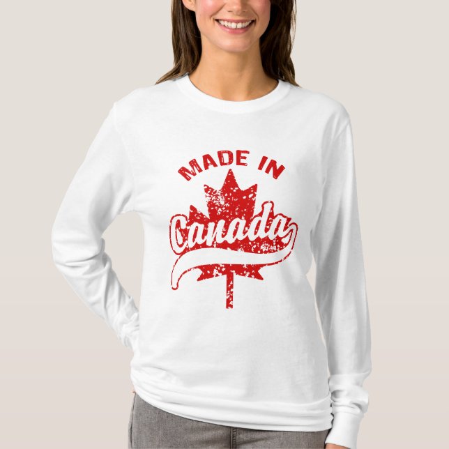 Camiseta Hecho en Canadá (Anverso)