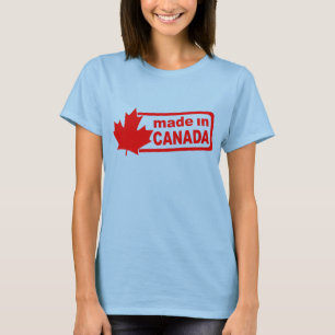 Camiseta Hecho en Canadá - Camisas Blancas