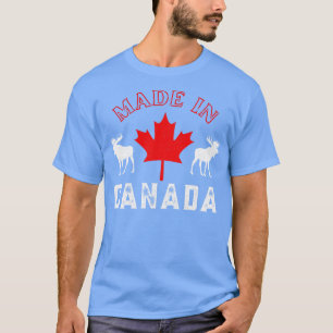 Camiseta Hecho en Canadá Orgullo Canadiense De Arce