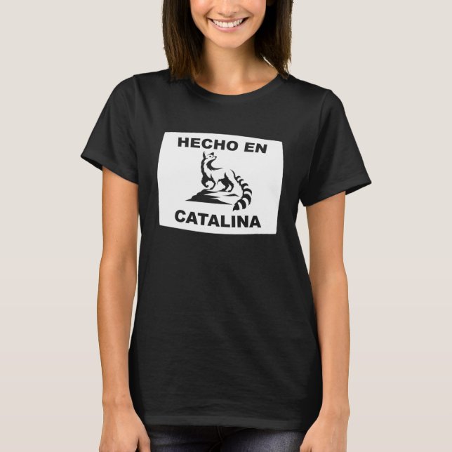 Camiseta Hecho en Catalina Arizona Ringtail State Animal (Anverso)