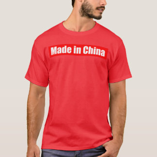Camiseta Hecho en China Divertido China vintage