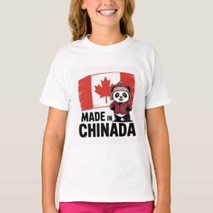 Camiseta Hecho en Chinada Panda - Chino canadiense