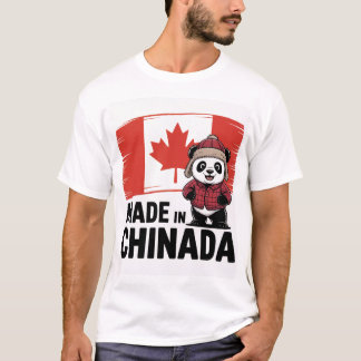 Camiseta Hecho en Chinada Panda - Chino canadiense