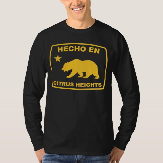 Camiseta Hecho en Citrus Heights California Republic Pacifi (Anverso)