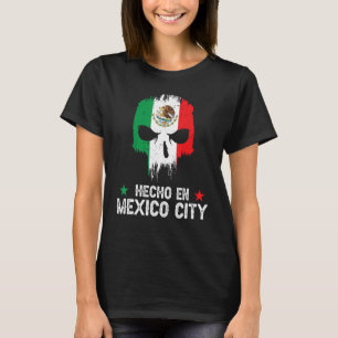Camiseta Hecho en Ciudad de México - Bandera Mexicana - Méx