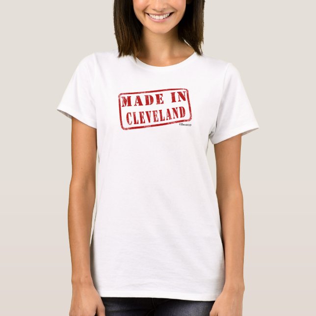 Camiseta Hecho en Cleveland (Anverso)