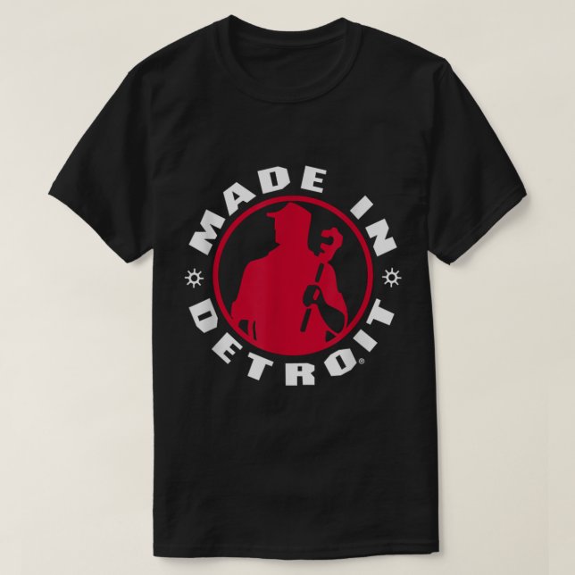 Camiseta hecho en detroit (Diseño del anverso)