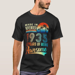 Camiseta Hecho En Diciembre De 1935, 86 Años De Ser Fabulos