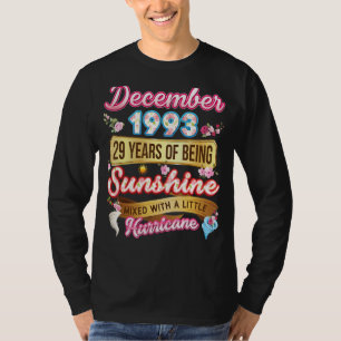 Camiseta Hecho En Diciembre De 1993 Chica 29 Años