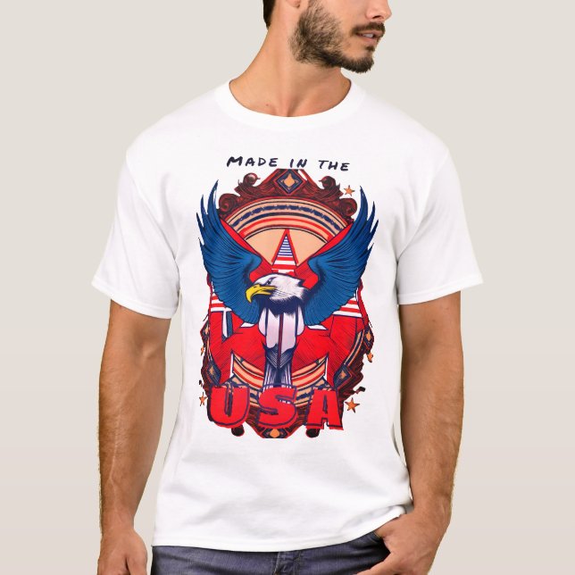 Camiseta Hecho en EEUU Eagle T-Shirt (Anverso)