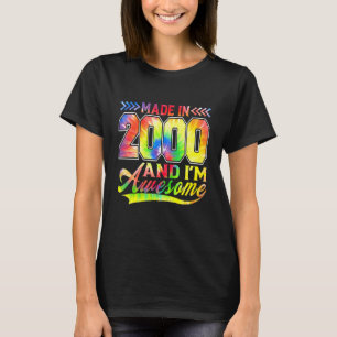 Camiseta Hecho en el 2000 y soy alucinante de espectro de c
