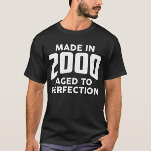 Camiseta Hecho En El Año 2000, Perfection Birthday Gift Id