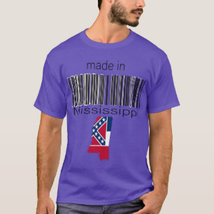 Camiseta Hecho en el estado de MS