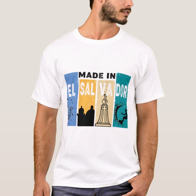 CAMISETA HECHO EN EL SALVADOR (Anverso)