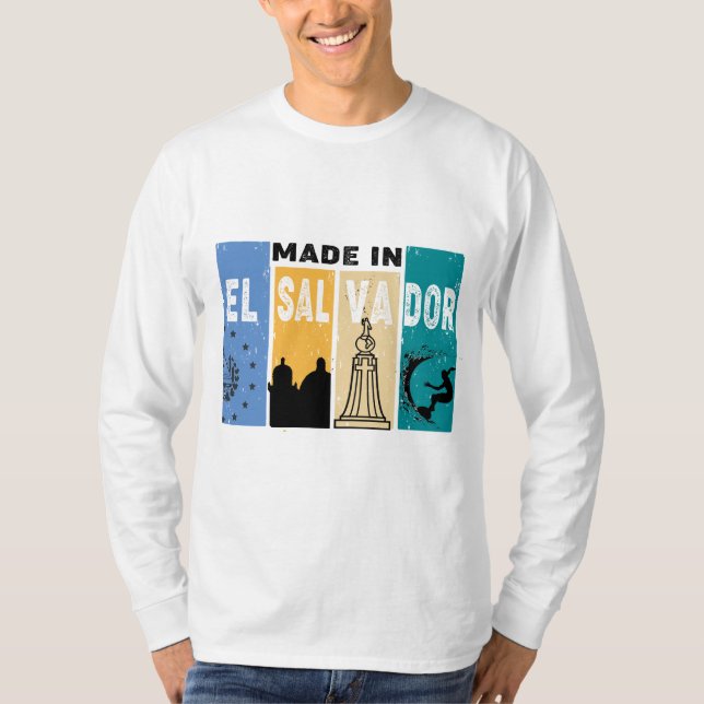 CAMISETA HECHO EN EL SALVADOR (Anverso)