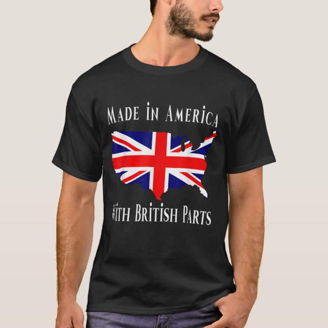 Camiseta Hecho En Estados Unidos Con Partes Británicas Dive (Anverso)