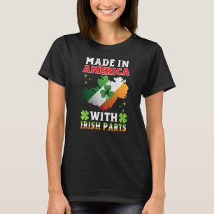 Camiseta Hecho En Estados Unidos Con Partes Irlandesas, Irl