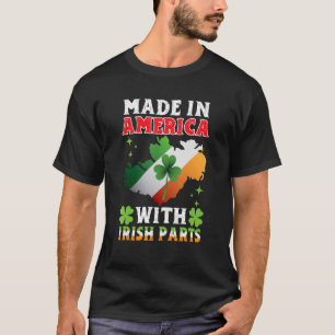 Camiseta Hecho En Estados Unidos Con Partes Irlandesas, Irl