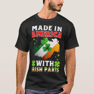 Camiseta Hecho En Estados Unidos Con Partes Irlandesas, Irl