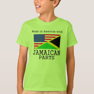 Camiseta Hecho En Estados Unidos Con Partes Jamaiquinas