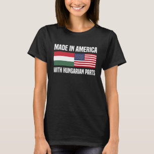 Camiseta Hecho en Estados Unidos con piezas húngaras