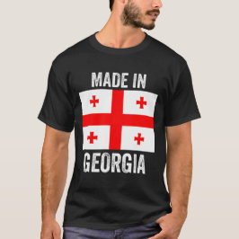 Camiseta Hecho en Georgia // Bandera Nacional del País Mund
