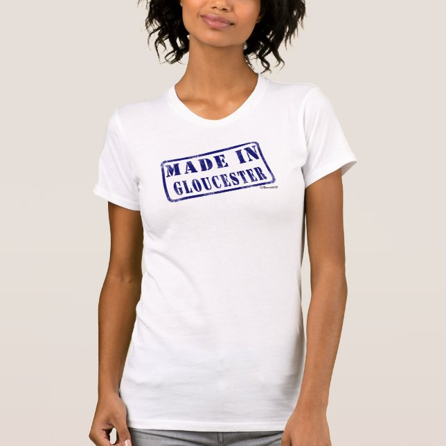 Camiseta Hecho en Gloucester (Anverso)