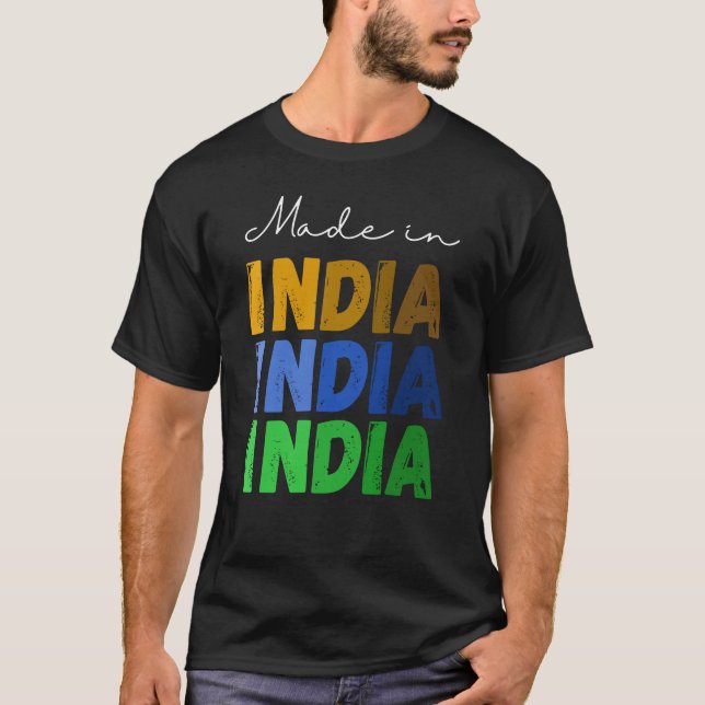 Camiseta Hecho en India (Anverso)