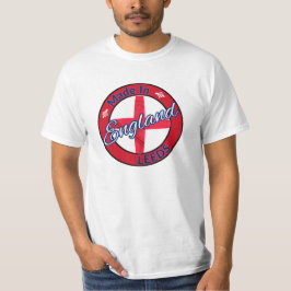 Camiseta Hecho en Inglaterra con la bandera St George