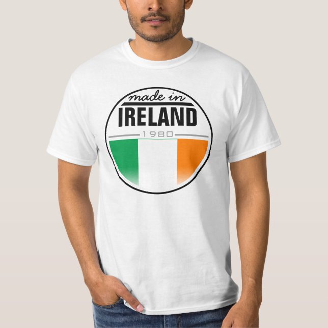 Camiseta Hecho en… "Irlanda " (Anverso)