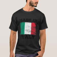 Hecho En Italia Con La Bandera Italiana Diseño Grá