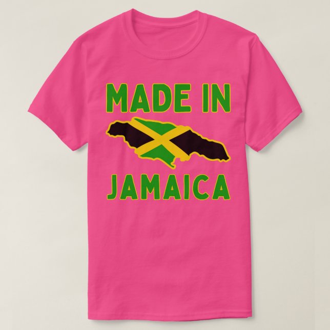 Camiseta Hecho en Jamaica (Diseño del anverso)