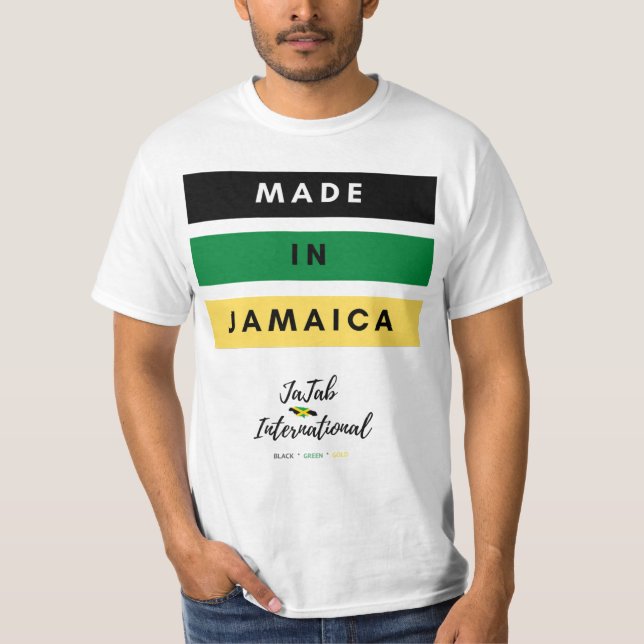 Camiseta Hecho En Jamaica (Anverso)