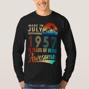 Camiseta Hecho En Julio De 1957, 65 Años De Ser Una Impresi