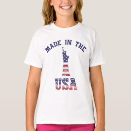 Camiseta Hecho en la Estatua de la Libertad de Estados Unid